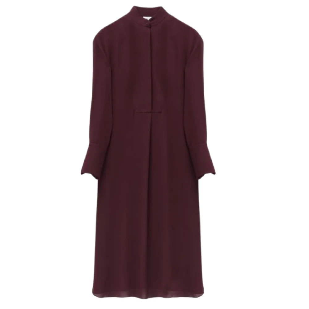 Alexander mcqueen Paarse Damesjurk Elegante Stijl Purple Dames