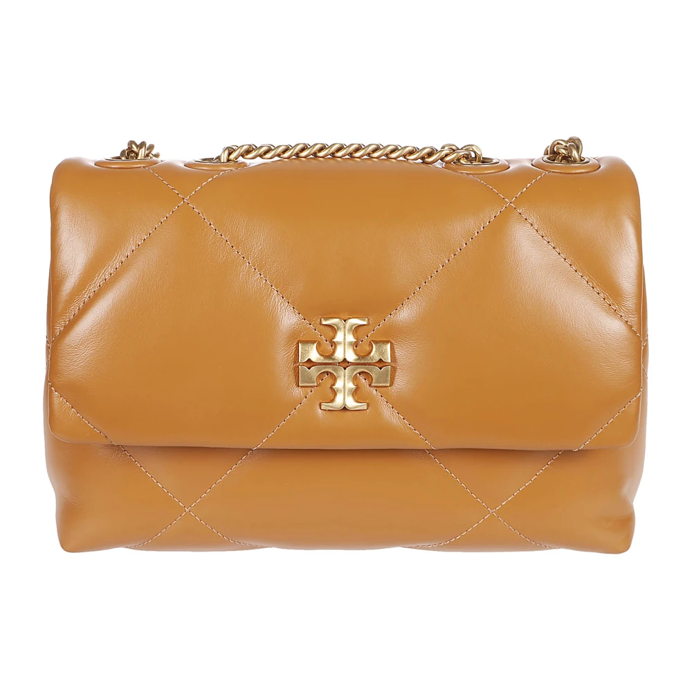 TORY BURCH Diamant Quilt Schoudertas Brown Dames