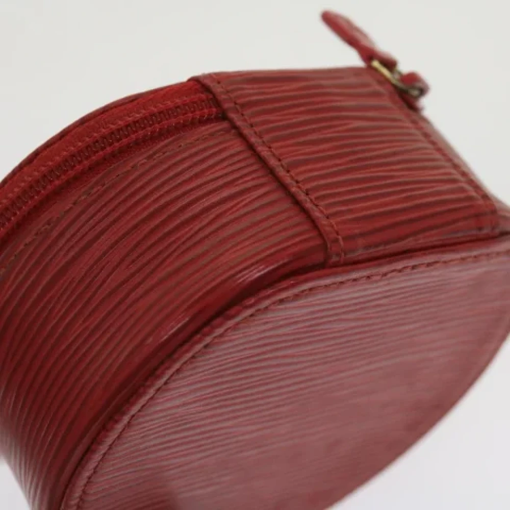 Louis Vuitton Vintage Pre-owned Leather pouches Red Dames