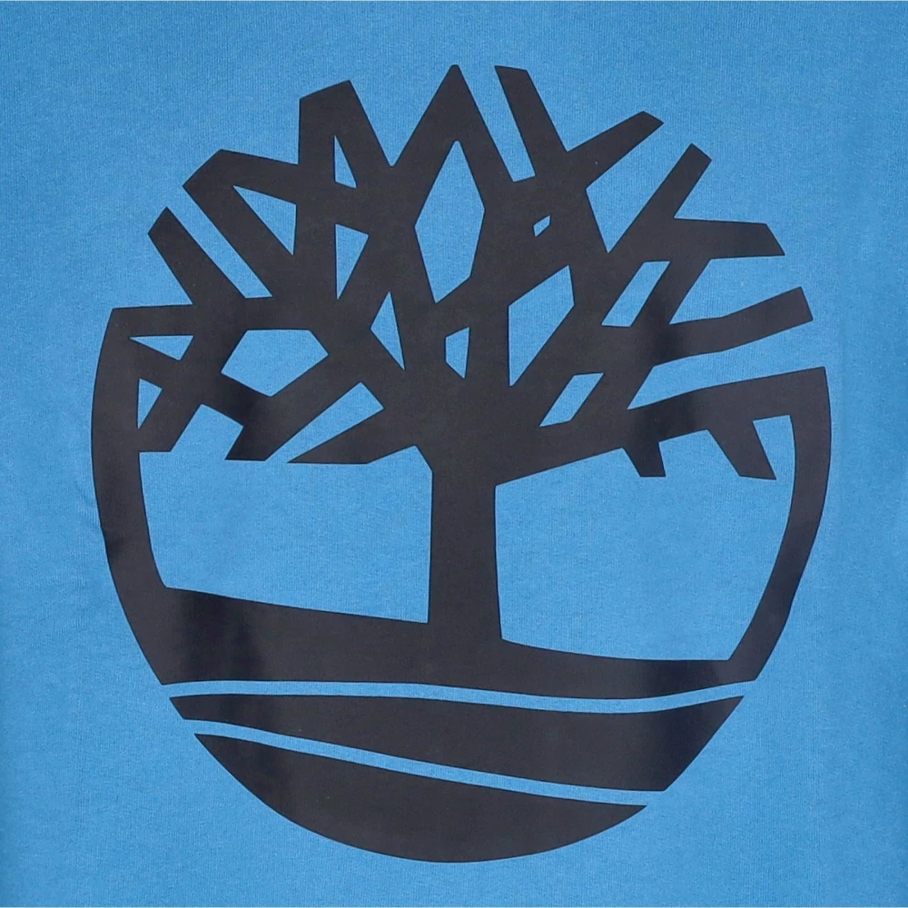 Timberland Core Logo Crewneck Sweatshirt Zee van Belize Blue Heren