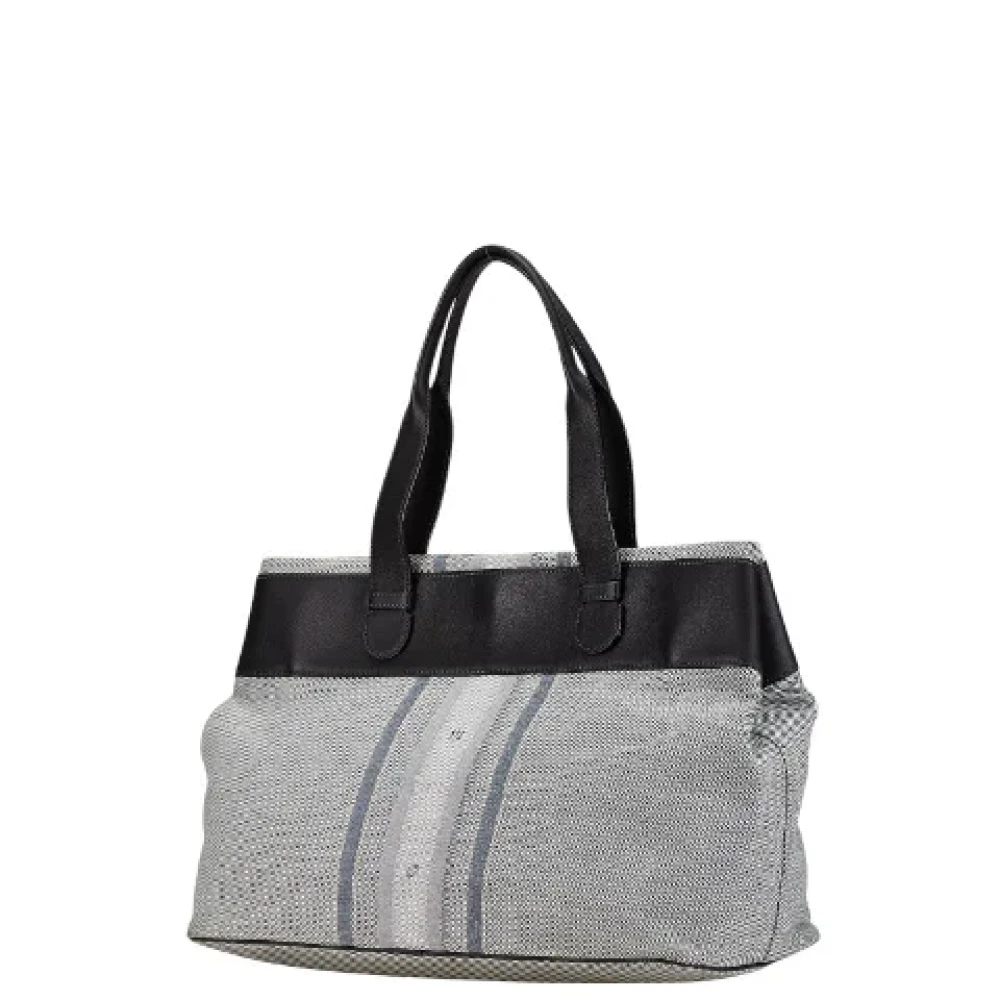 Loewe Pre-owned Canvas handbags Gray Dames