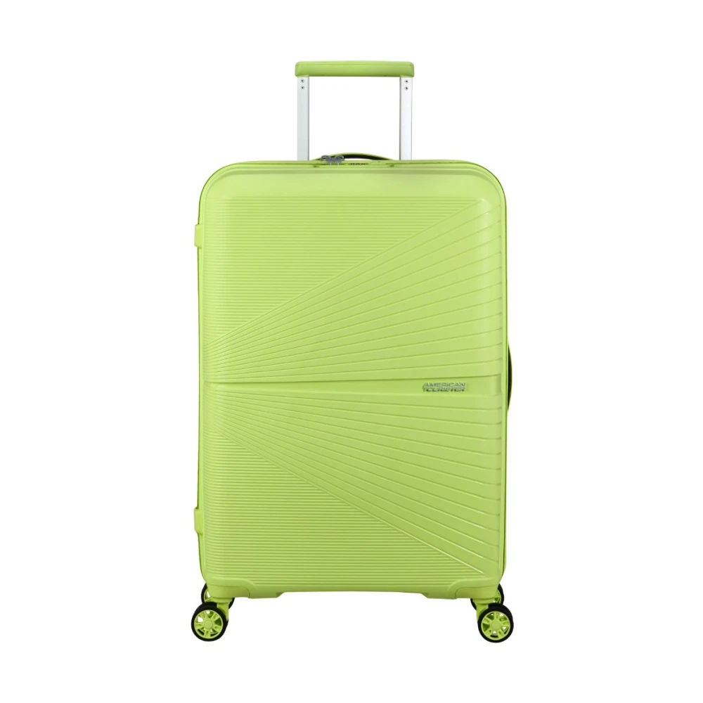 American Tourister Lichtgewicht Trolley met TSA-slot Green Unisex