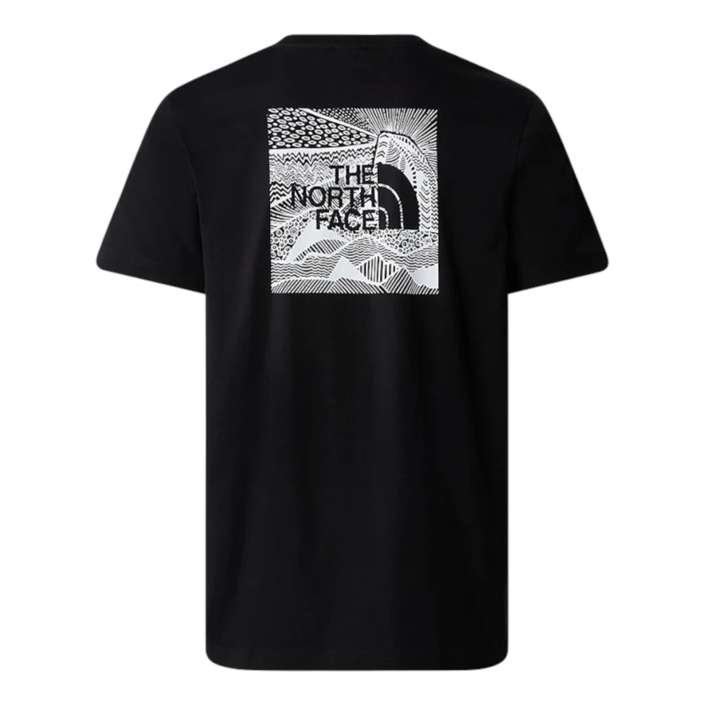 The North Face Katoenen T-shirt voor Mannen Black Heren