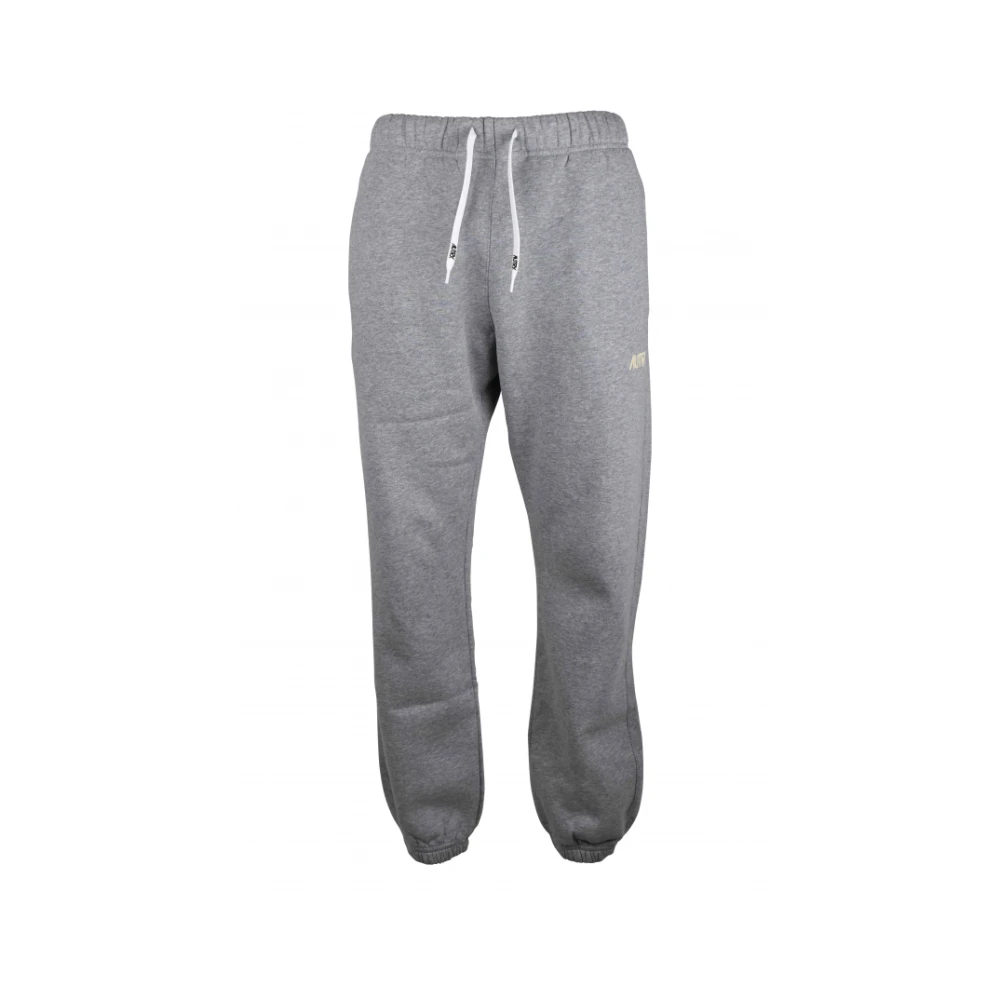 Autry Mannelijk Grijs Broeken Heren, S, Katoen, Joggingbroek
