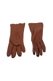 Pre-owned Leather gloves