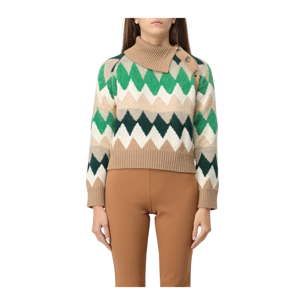 Simona Corsellini Korte Mouw Top Multicolor Dames