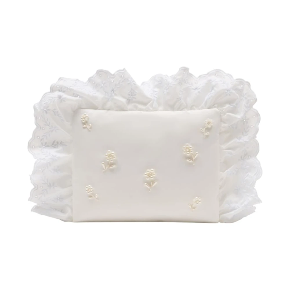 Simone Rocha Beige Embellished Pillowcase Clutch Bag - Female - Clutches - One Size - Bags