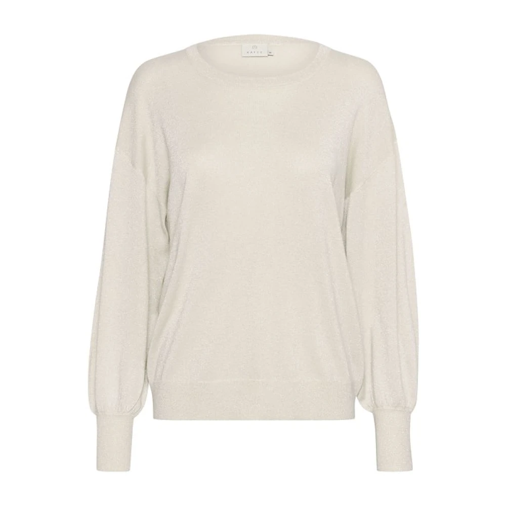 KAFFE Damen Strickpullover KAregina Damen Strickpullover Glitzer Langarm Winter Pullover Casual Elegant Lange Ärmel - Bild 5