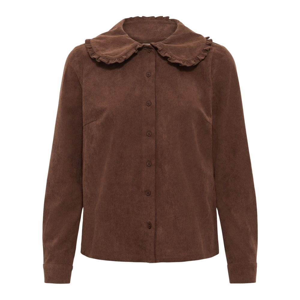 Kaffe - Kasvaja Corduroy Shirt - Blouses & Shirts - Damen - Braun - M - Bild 3