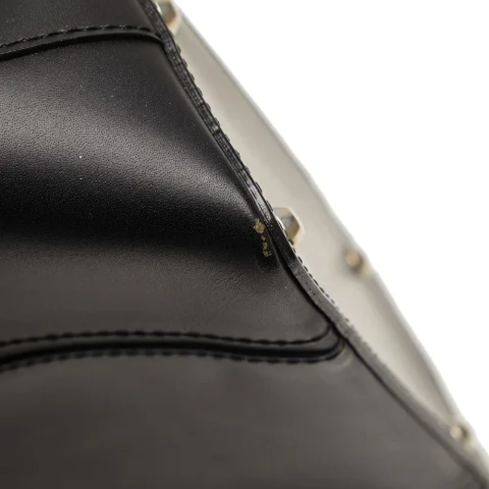 Burberry Vintage Pre-owned Leather handbags Black Dames