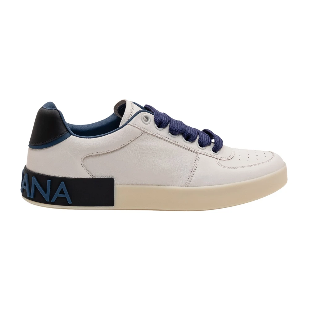 Dolce & Gabbana Sneaker Bassa Nappa Heren Schoenen Veelkleurig Multicolor