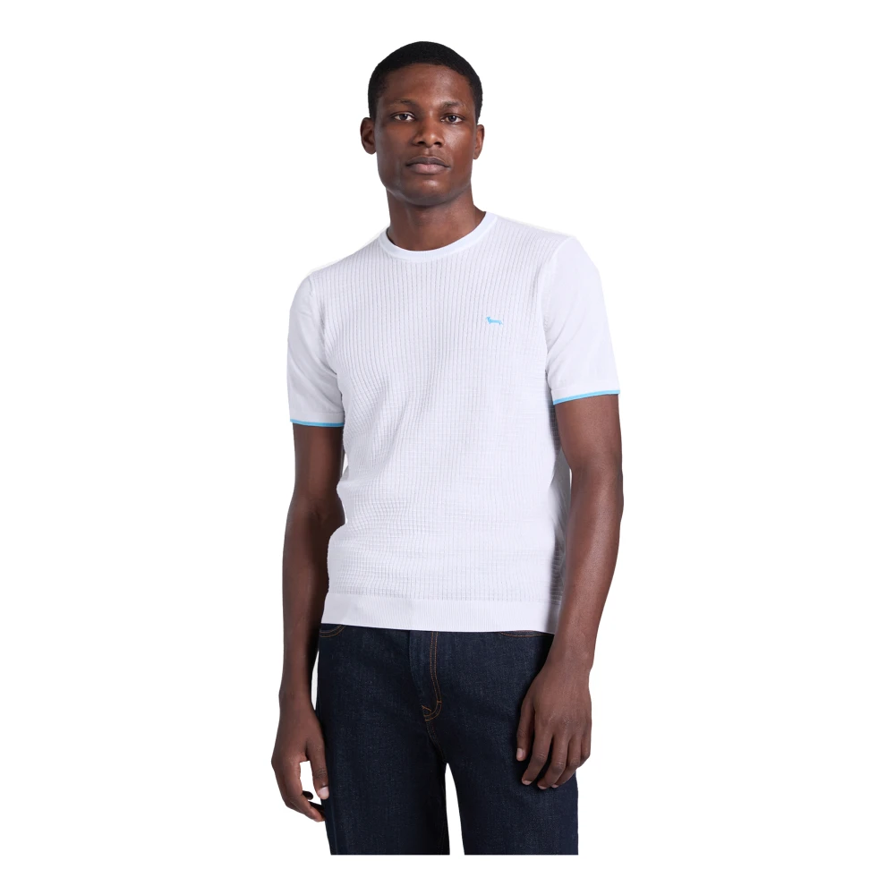 Harmont & Blaine Men's White Round-Neck Knitwear - Round-Neck Knitwear - Xl - Knitwear