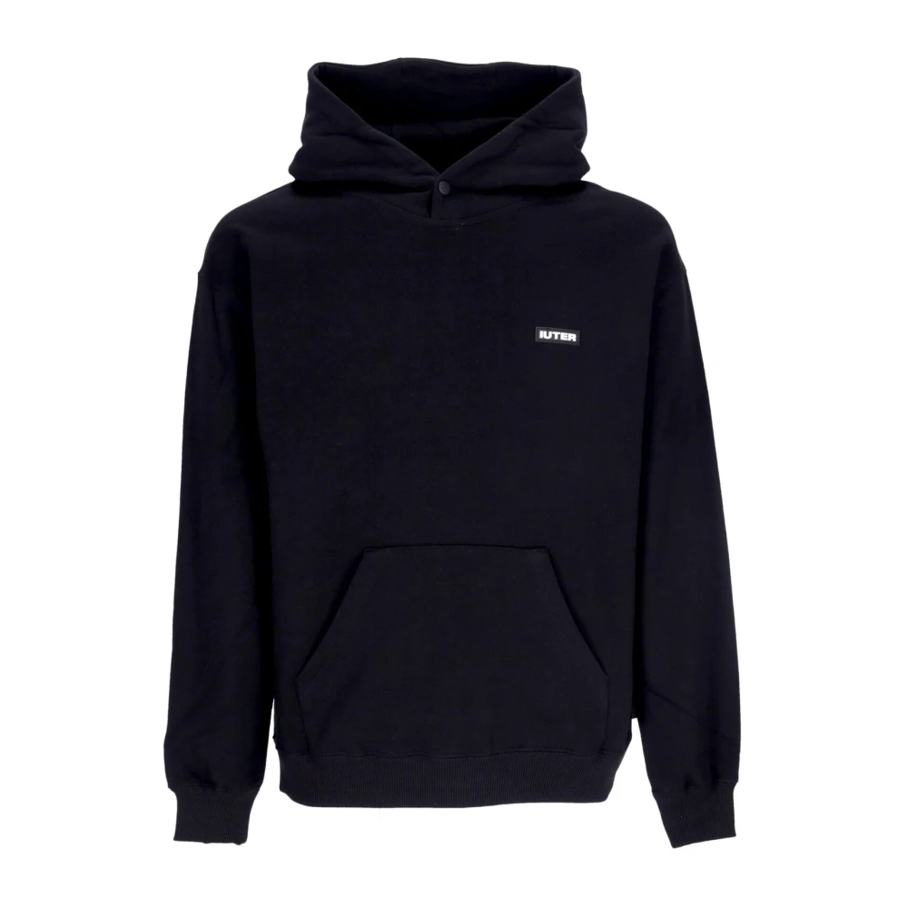 Iuter Zwarte Hoodie Familie Hoodie Black Heren