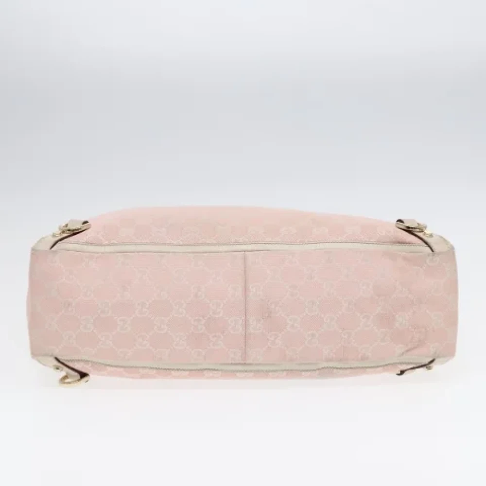 Gucci Vintage Pre-owned Canvas gucci-bags Pink Dames