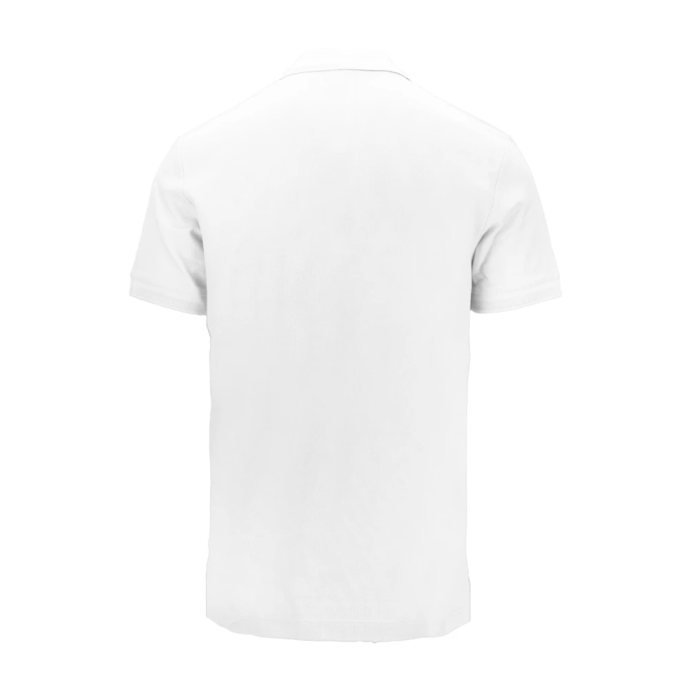 Burberry Klassieke korte mouw katoenen poloshirt White Heren