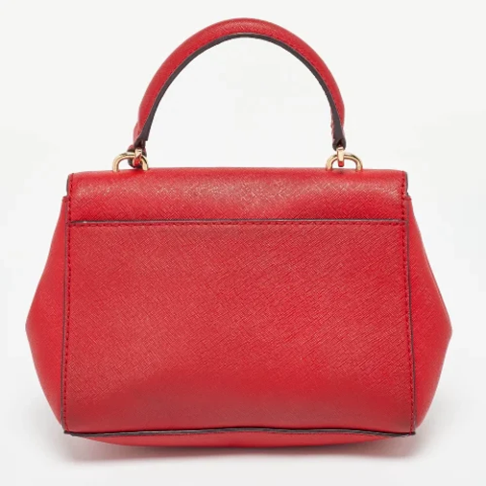 Michael Kors Pre-owned Leather handbags Red Dames