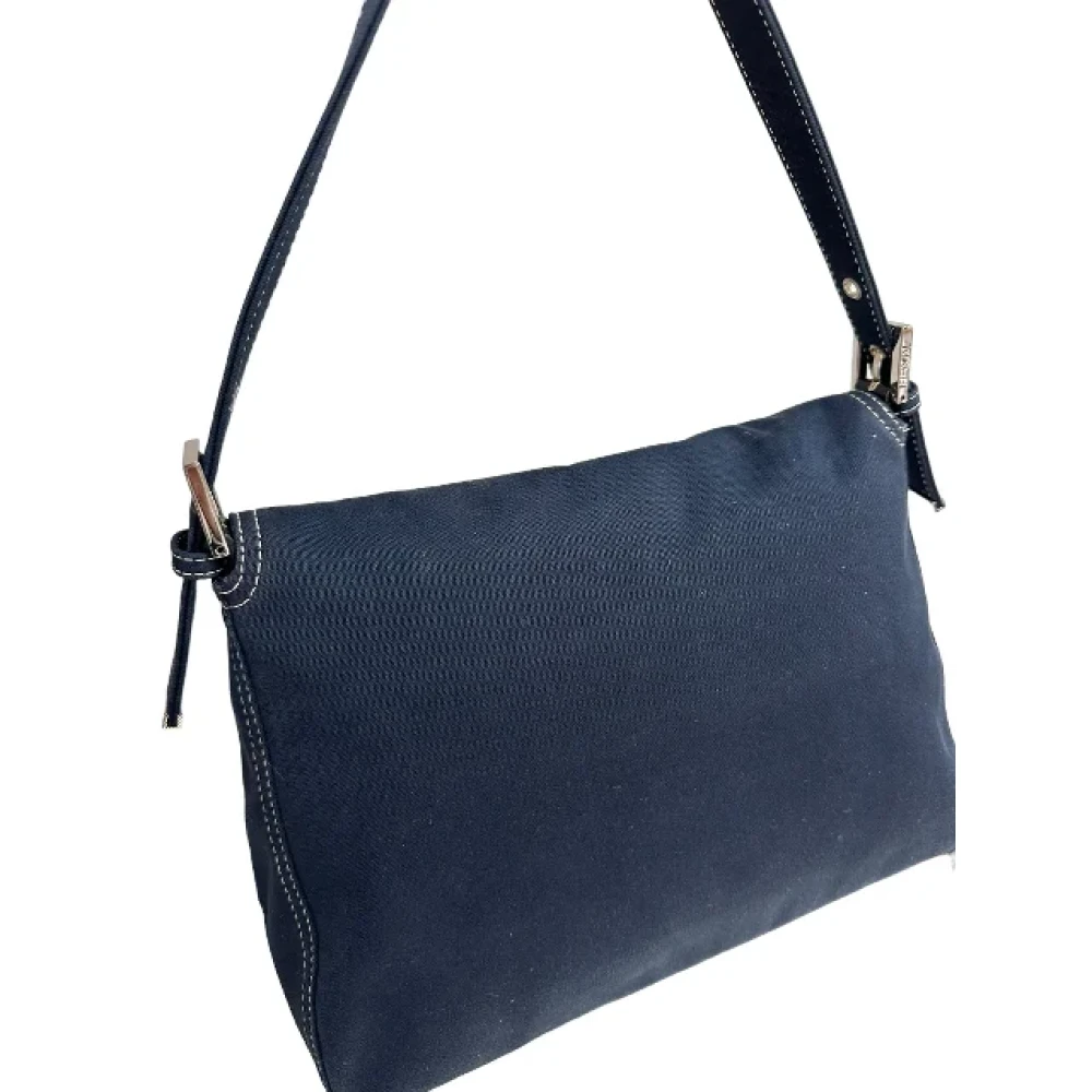 Fendi Vintage Pre-owned Canvas handbags Blue Dames