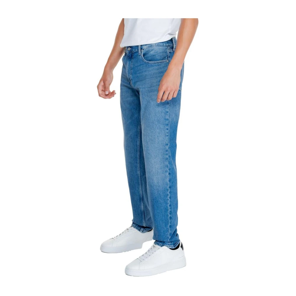 Calvin Klein Jeans Blauwe Katoenmix Jeans Collectie Blue Heren
