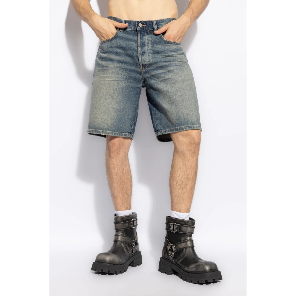 Diesel Denim Shorts `Regular-Short` Blue Heren