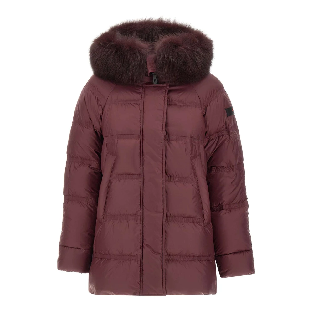Peuterey Red Takan Mqn 04 Fur Jacket - Female - Down Coats - M - Coats