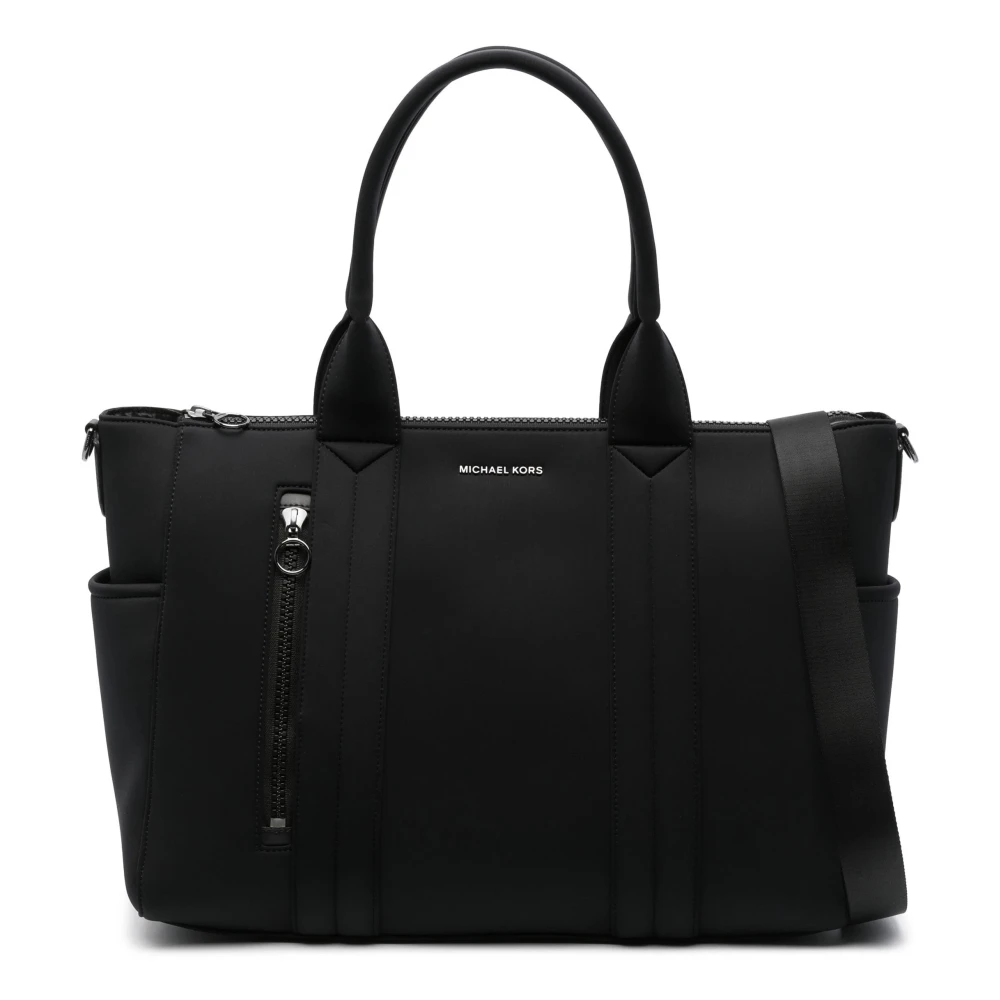 Michael Kors Men's Black Travel Tote Bag - Shopping Bags - One Size - Bags