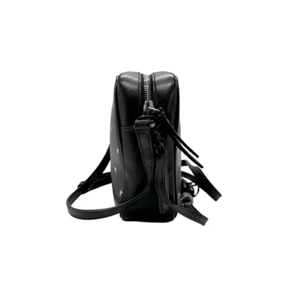 Saint Laurent Vintage Pre-owned Leather shoulder-bags Black Dames