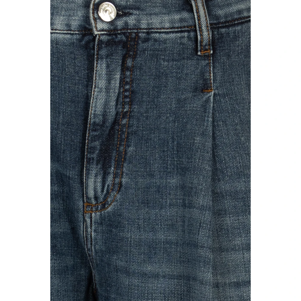 Nine In The Morning Denim Palazzo Jeans Blue Dames