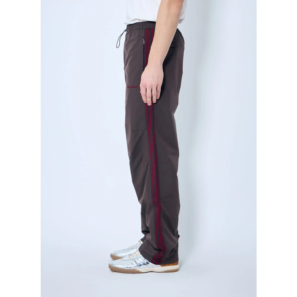 Adidas Logo Motif Track Pants Brown Heren