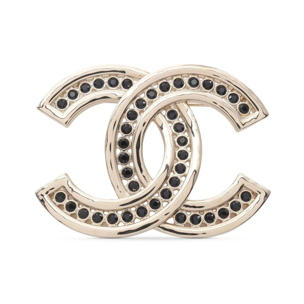 Chanel Vintage Women's Yellow Pre-Owned Fashion Brooch