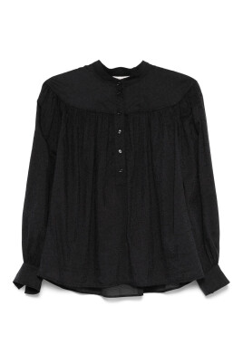black-jacquard-blouse-with-buttons