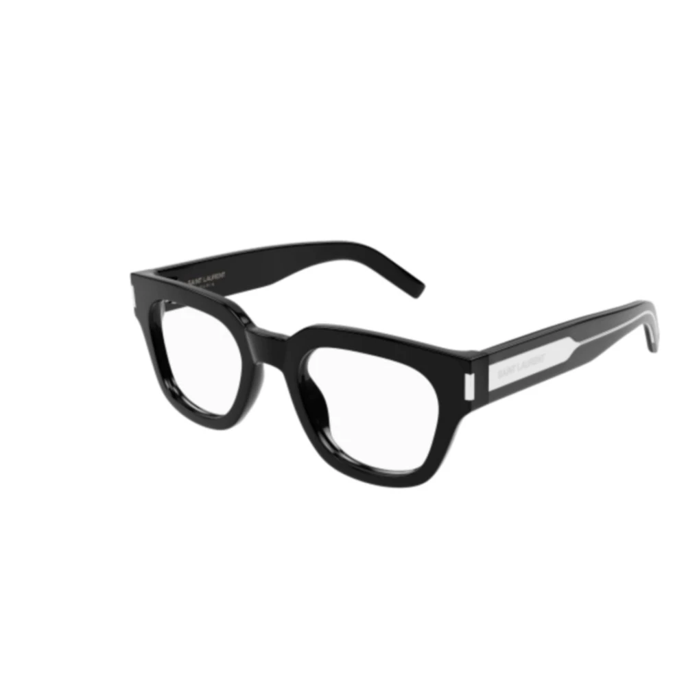 Saint Laurent Zwarte Zonnebril met Zwart Montuur Black Dames