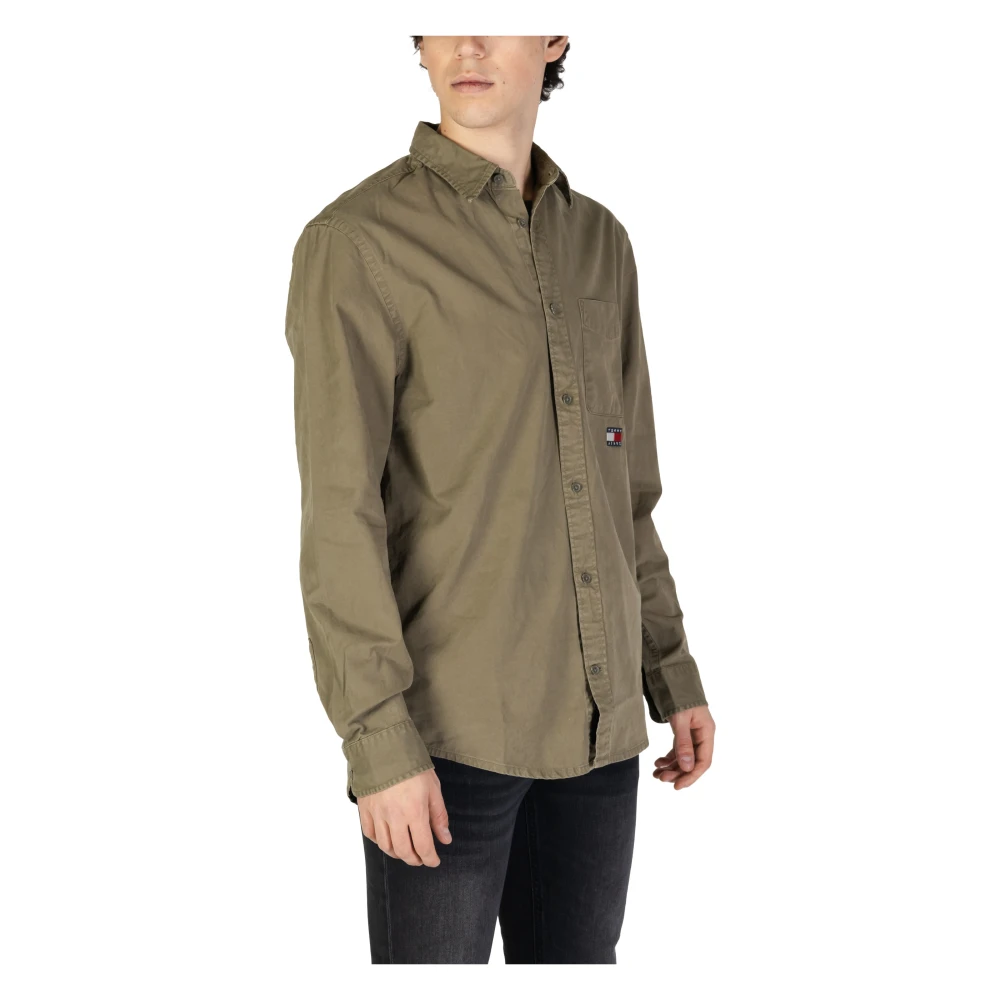 Tommy Jeans Lange mouwen shirt Lente Zomer Collectie Beige Heren