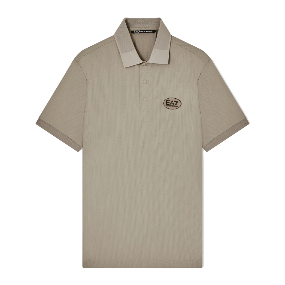 Emporio Armani Ea7 Men's Brown Polo Shirts, Xl, Tennis Pro Polo