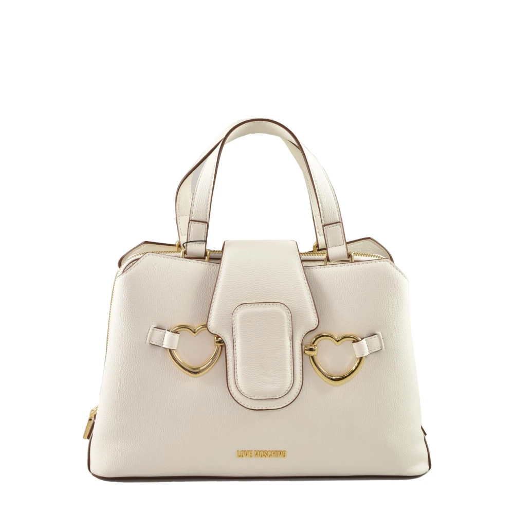 Love Moschino Stijlvolle PU-tas White Dames