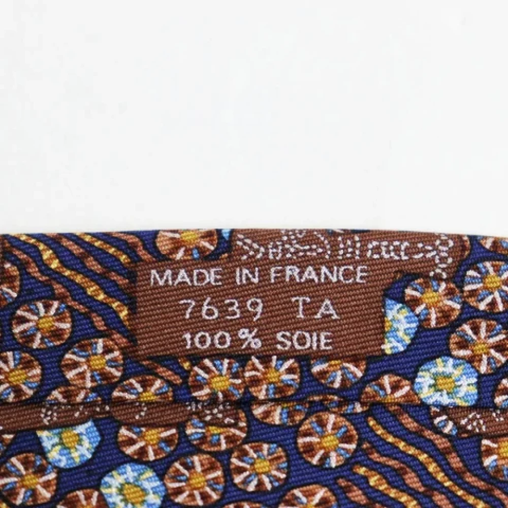 Hermès Vintage Pre-owned Canvas home-office Blue Heren