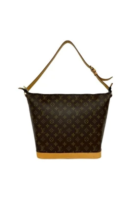 Pre-owned Amfar 3 Monogram Läder Axelremsväska