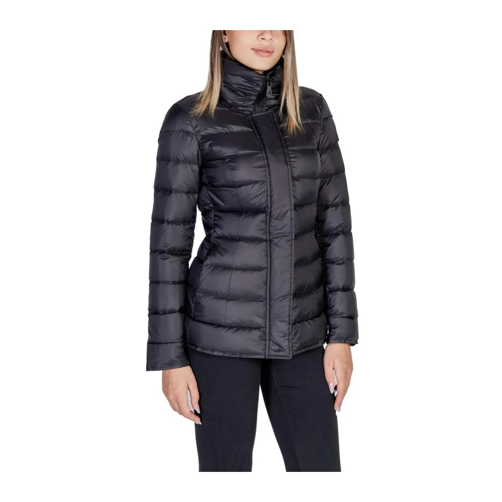 Peuterey Dames Polyesterjassen Herfst Winter Collectie Black Dames