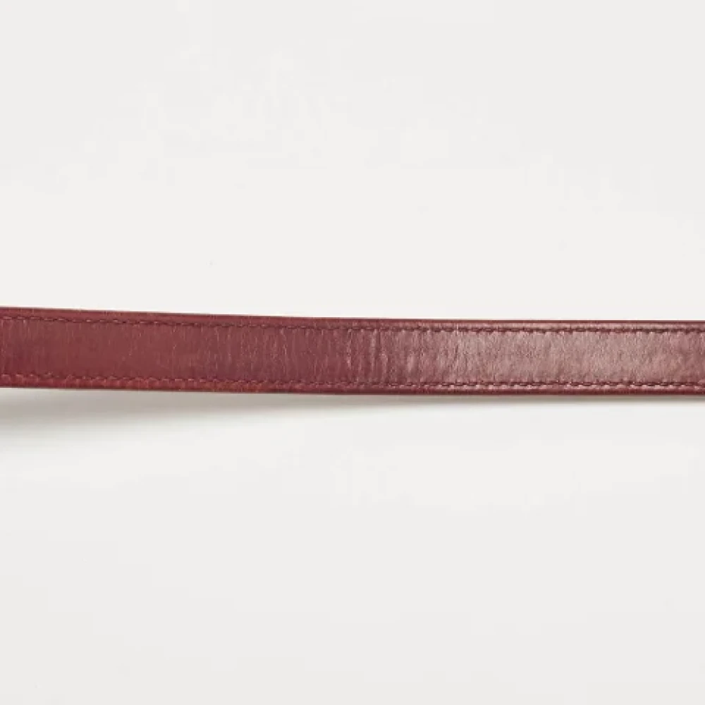 Chanel Vintage Pre-owned Canvas chanel-bags Red Dames
