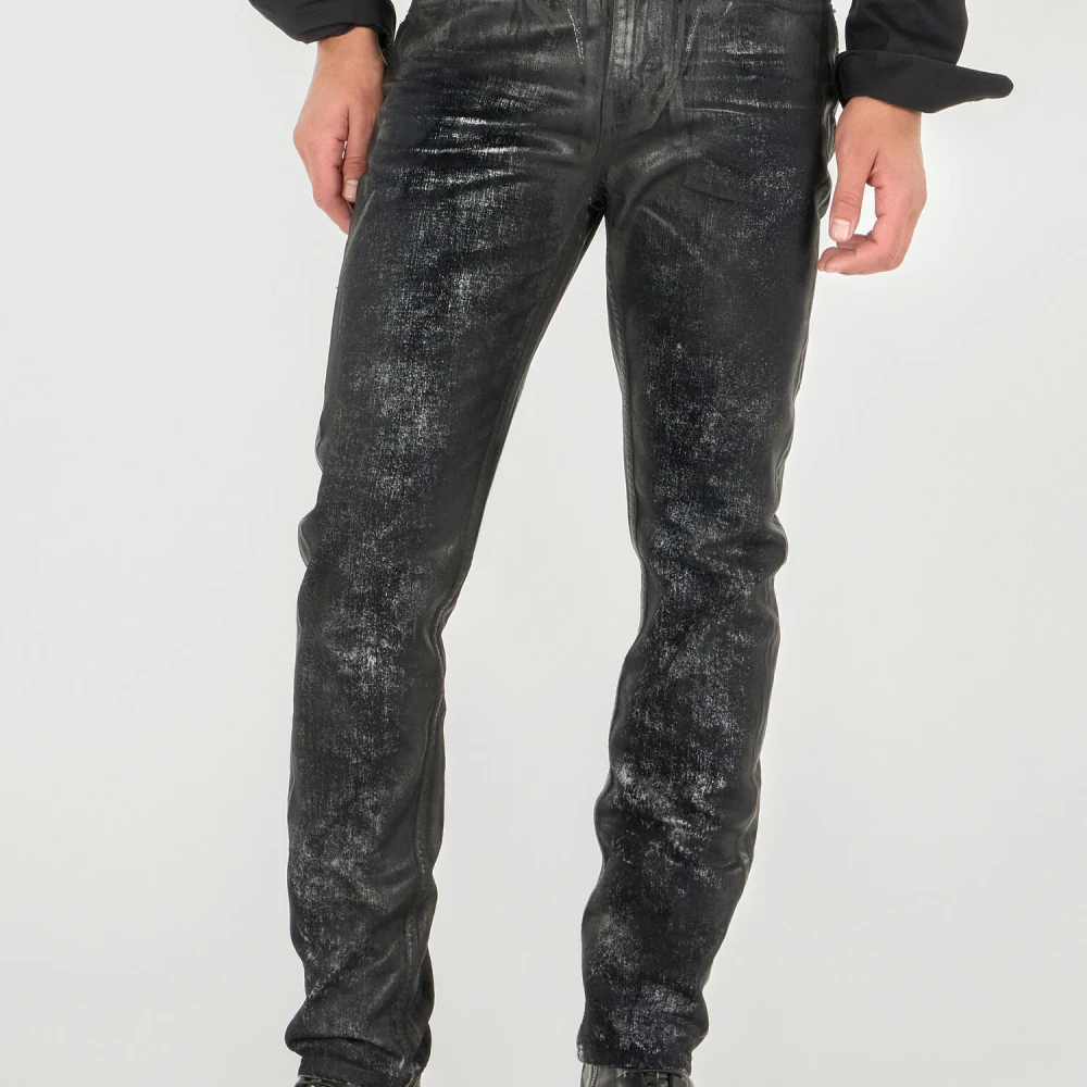 Roberto Cavalli Vintage Stijl Denim Broek Black Heren