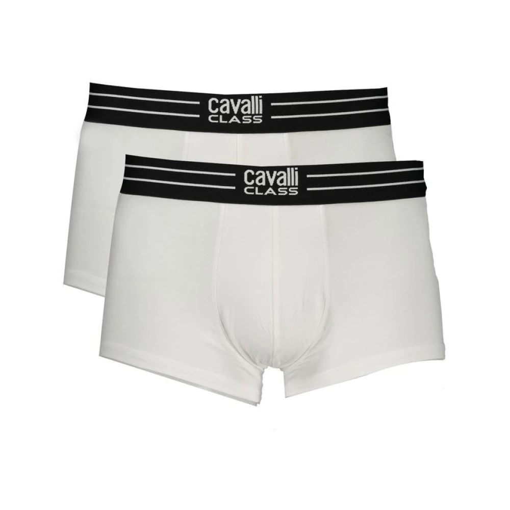 Cavalli Class Ademend Katoenen Herenondergoed White Heren