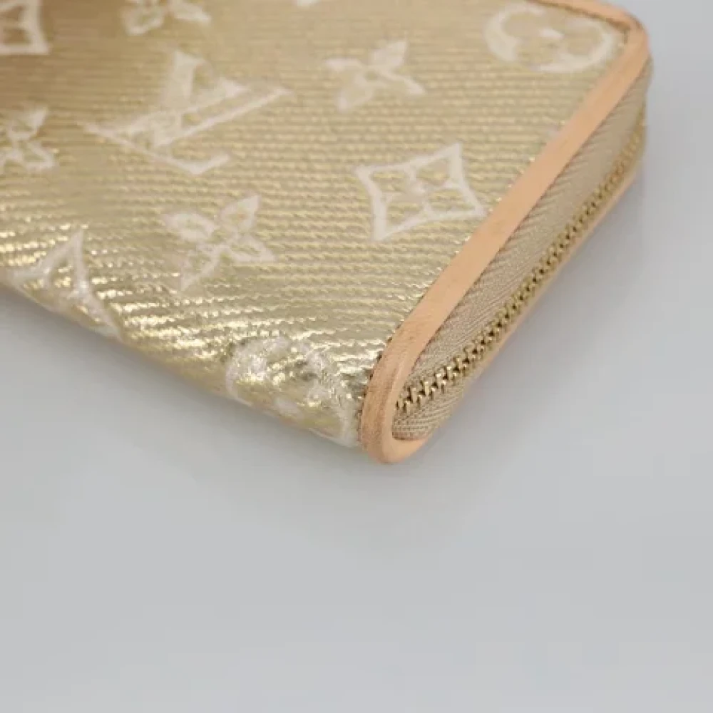 Louis Vuitton Vintage Pre-owned Canvas wallets Beige Dames