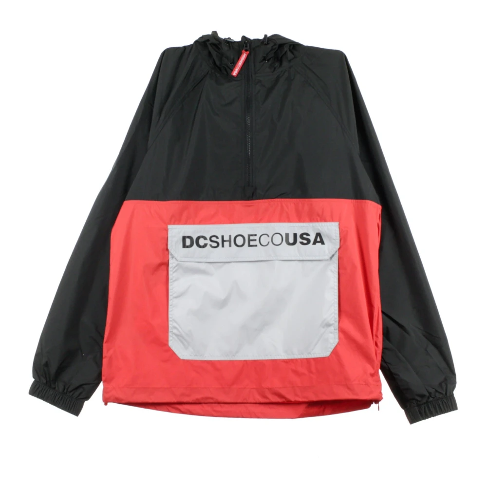 DC Shoes Opvouwbare Windbreaker Jas Zwart Rood Multicolor Heren