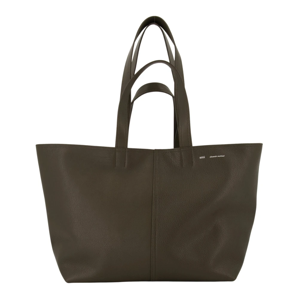Ami Paris Bruine Shopper Lente-Zomer 2025 Brown Dames