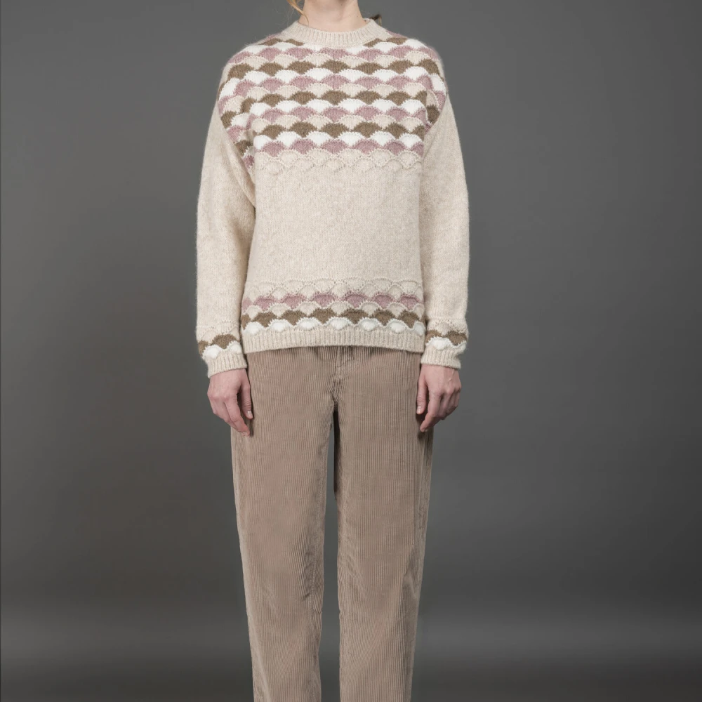 Moorer Katrine-Wpf Beige Dames