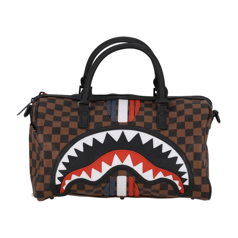 Sprayground Unisex Brown/Black Mini French Machine Duffle Bag