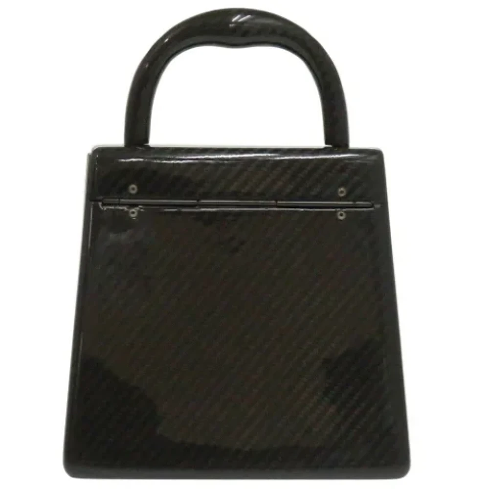 Salvatore Ferragamo Pre-owned Fabric handbags Black Dames