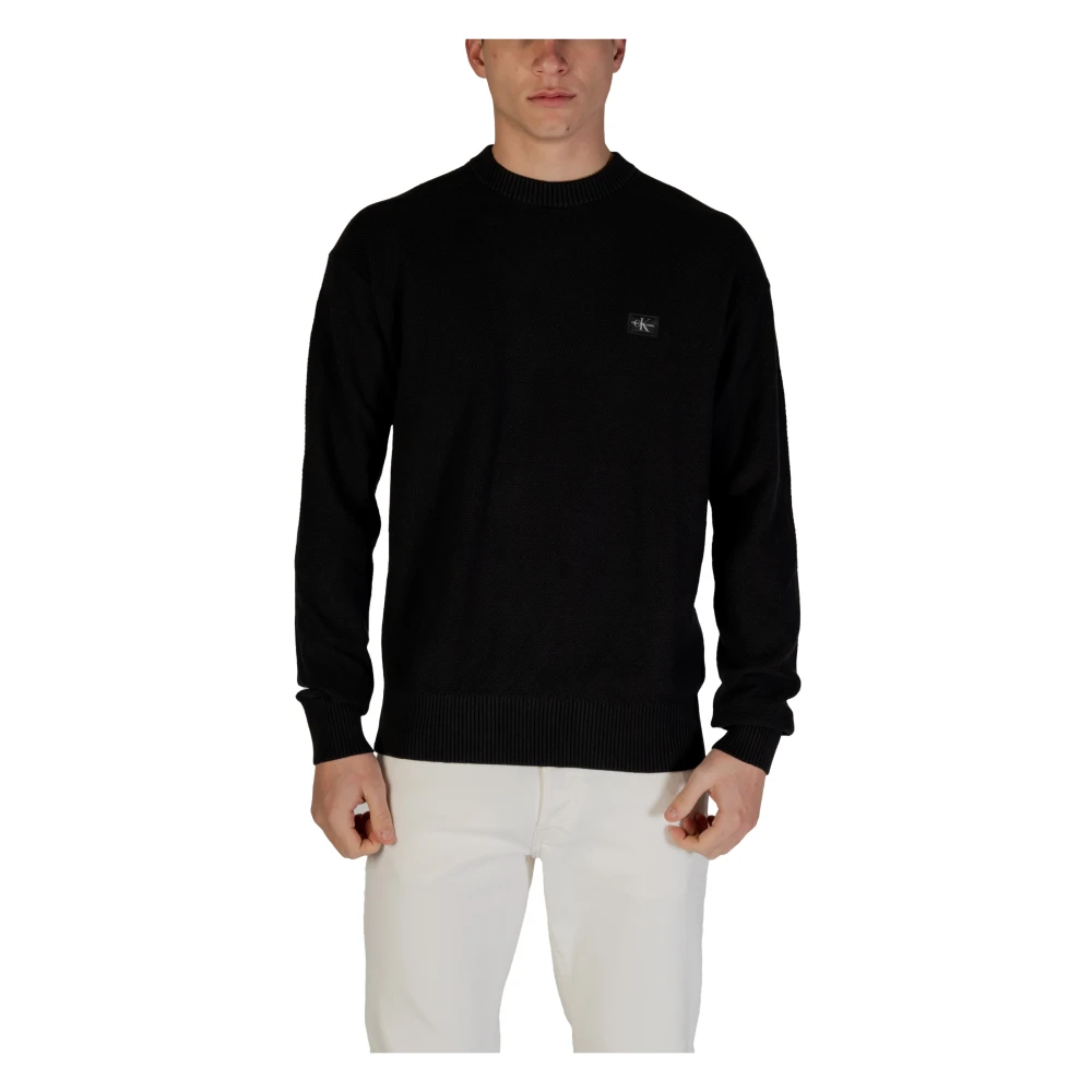 Calvin Klein Jeans Lente Zomer Heren Sweatshirt Collectie Black Heren