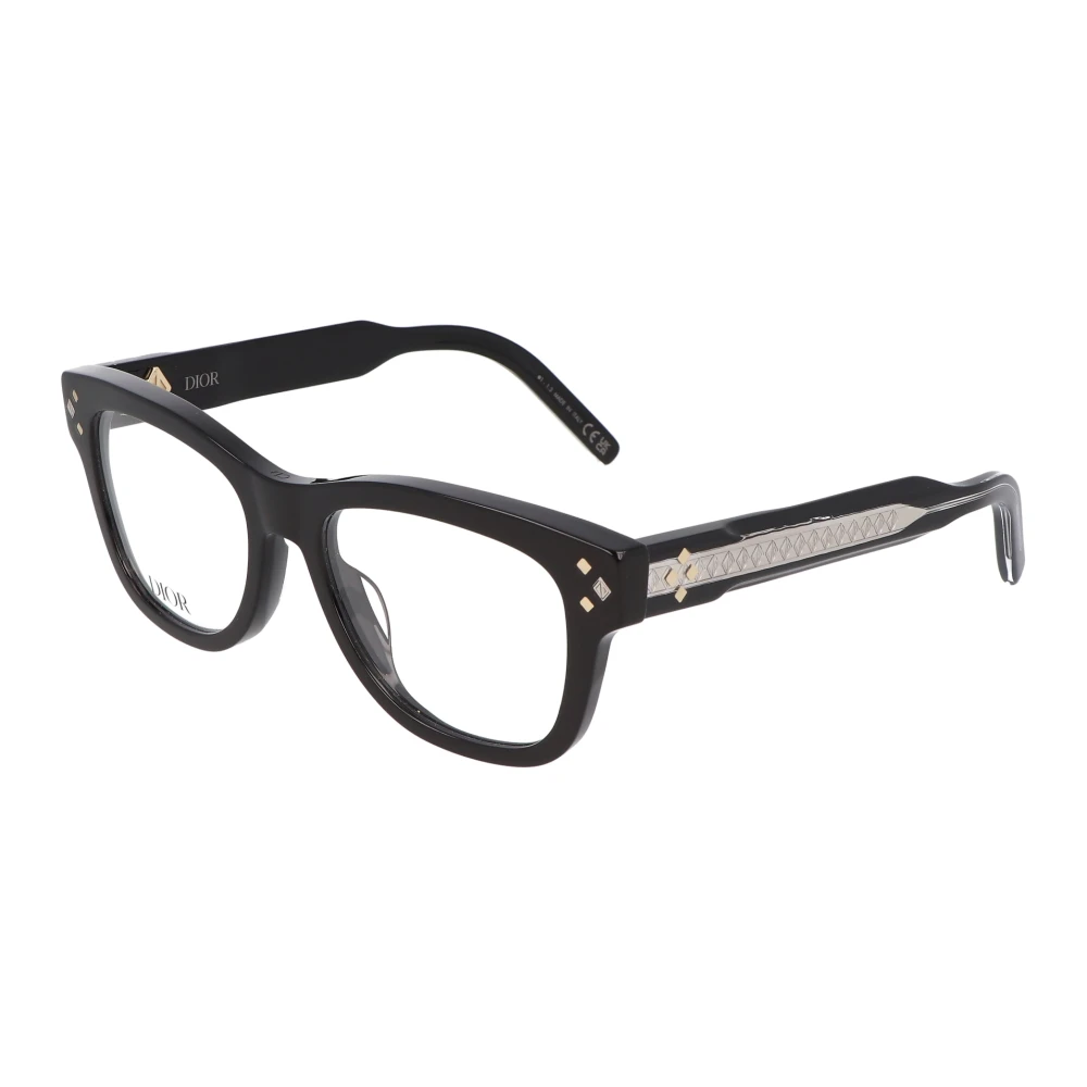 Dior Square Frame Bril CD Diamondo S1I Black Unisex