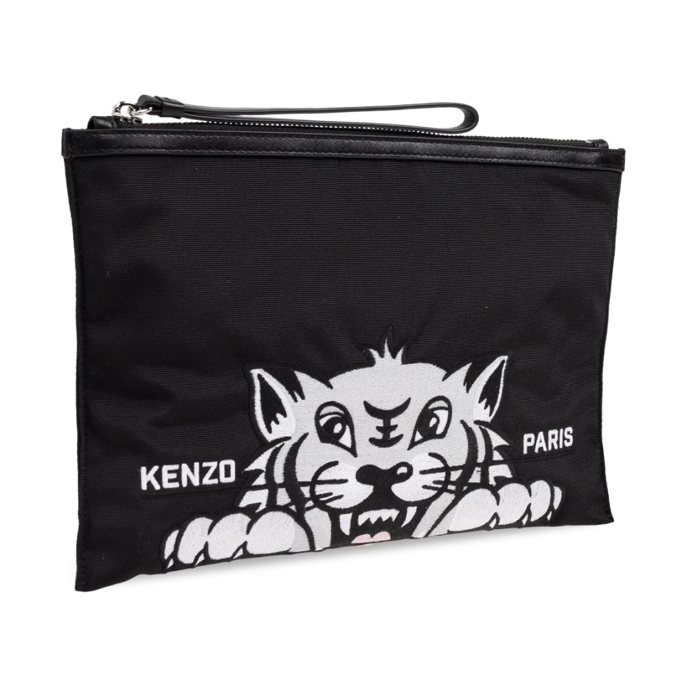 Kenzo Handtas met tijgerhoofdmotief Black Heren