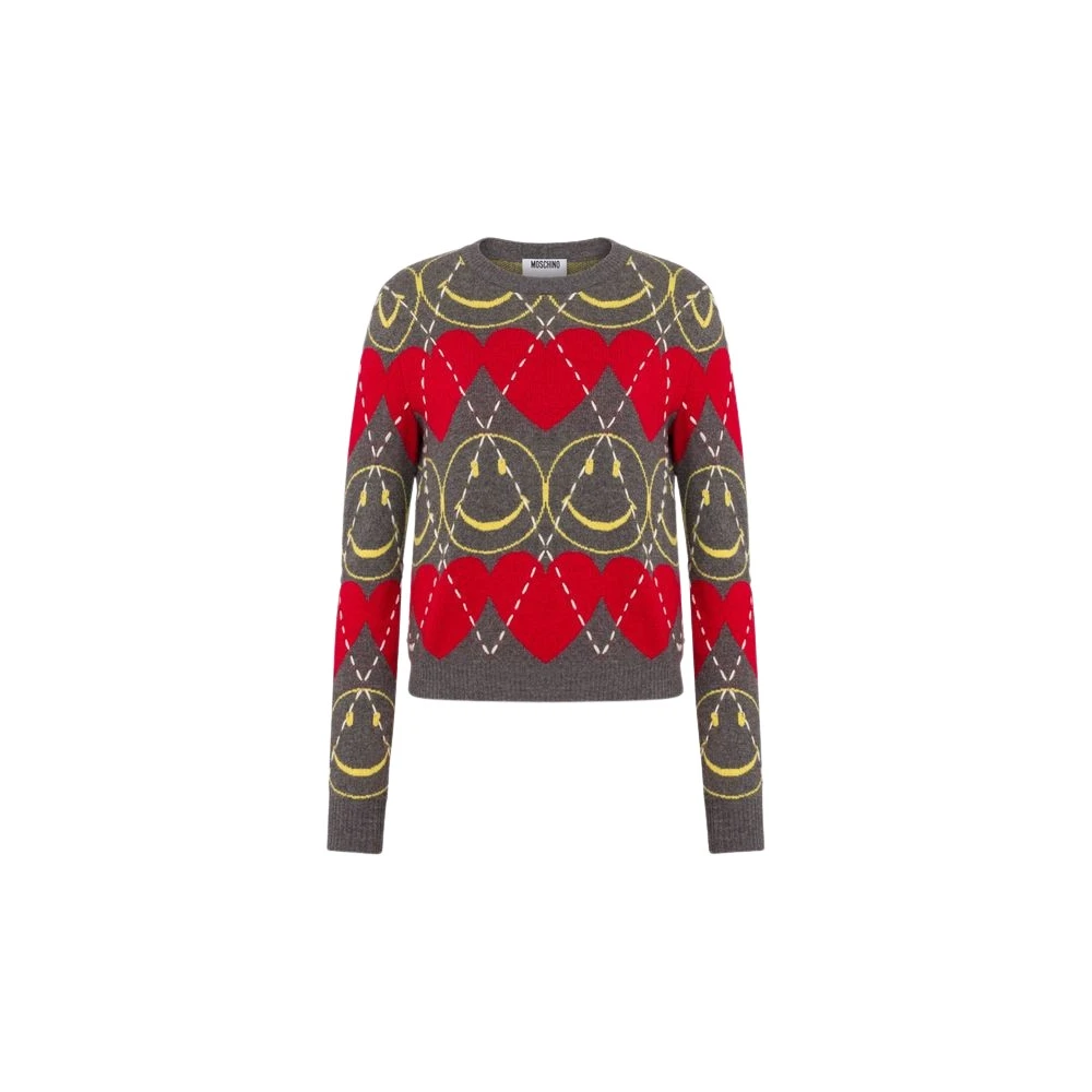 Moschino Women's Wool Blend Pullover Smiley®